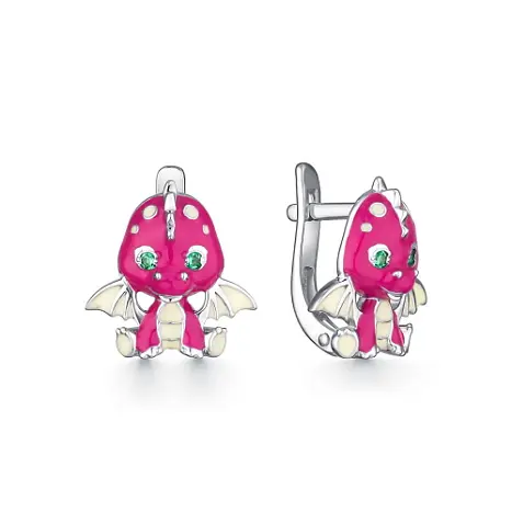 Серьги детские из серебра