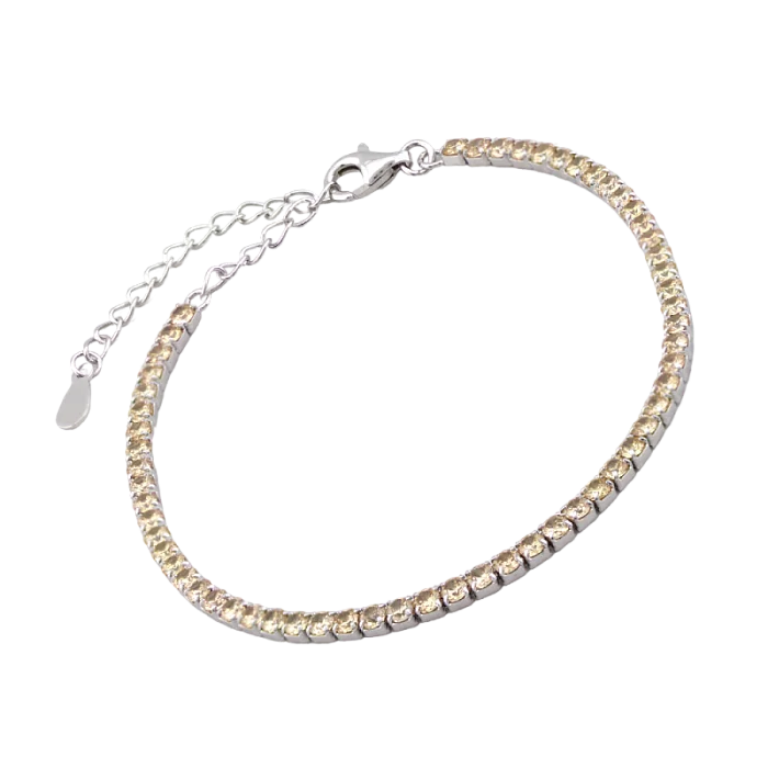 Браслет декоративный из серебра