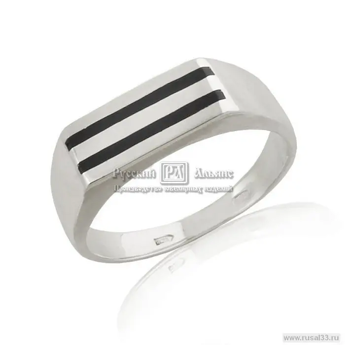 Печатка из серебра вид 1