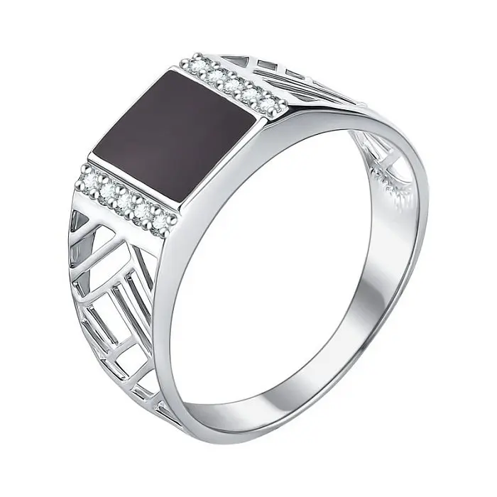 Печатка из серебра вид 1