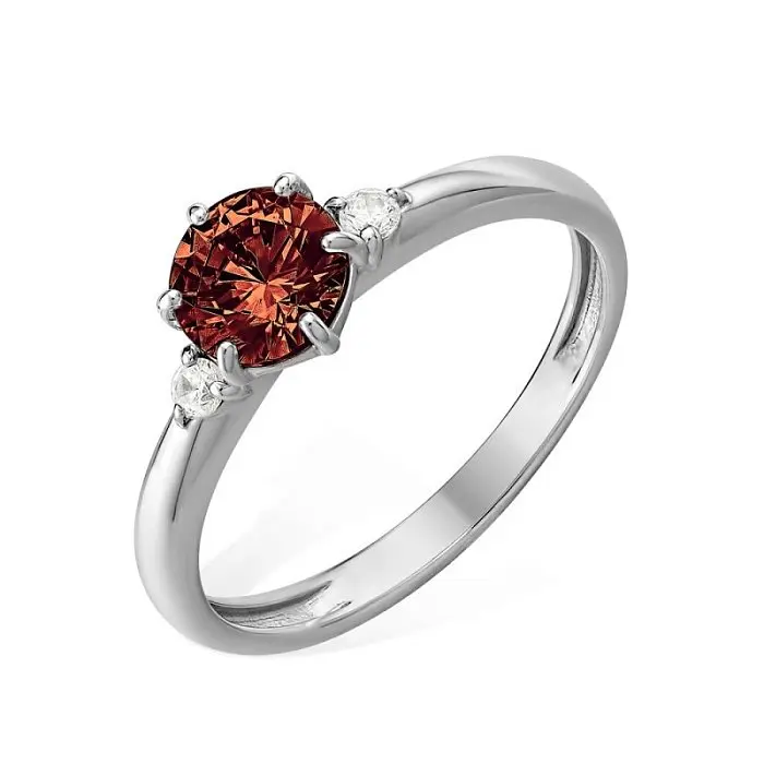 Кольцо декоративное из серебра