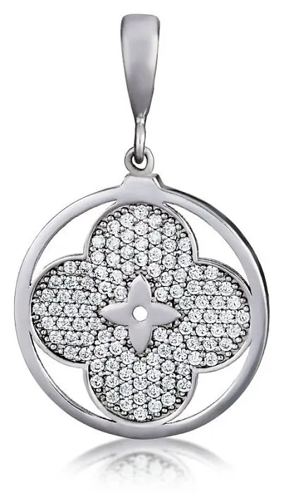 Подвеска декоративная из серебра