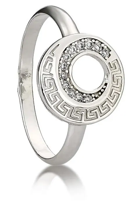 Кольцо декоративное из серебра