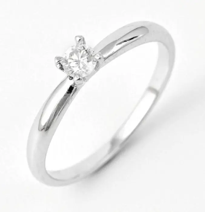 Кольцо декоративное из серебра