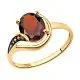 Кольцо декоративное из красного золота