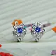Серьги детские из серебра