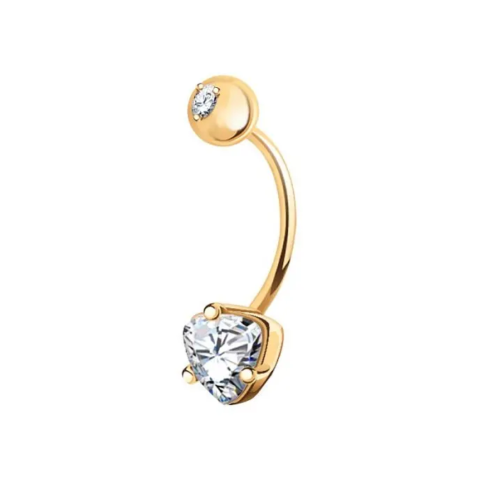 Пирсинг из красного золота