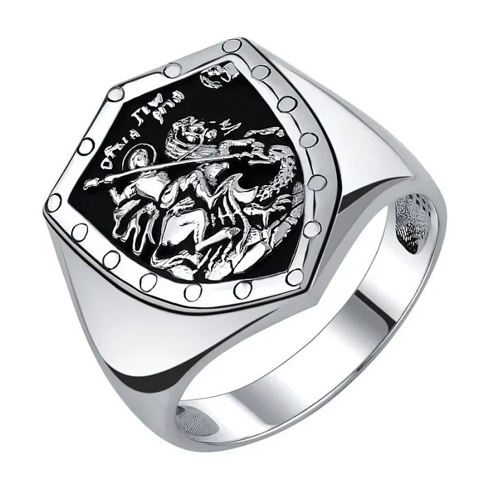 Печатка из серебра вид 1