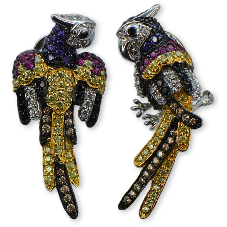 Серьги с английским замком из серебра