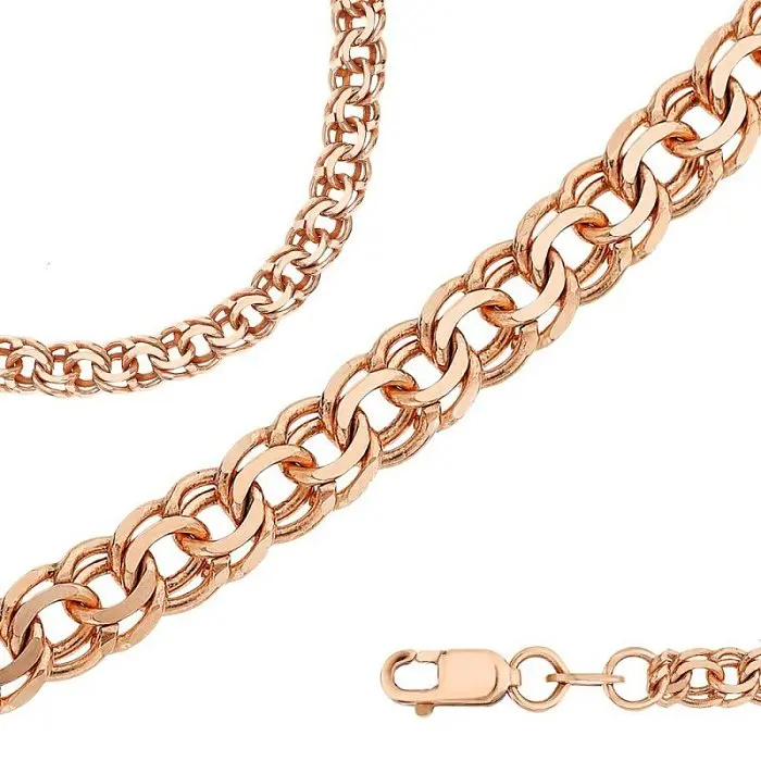 Цепь из красного золота