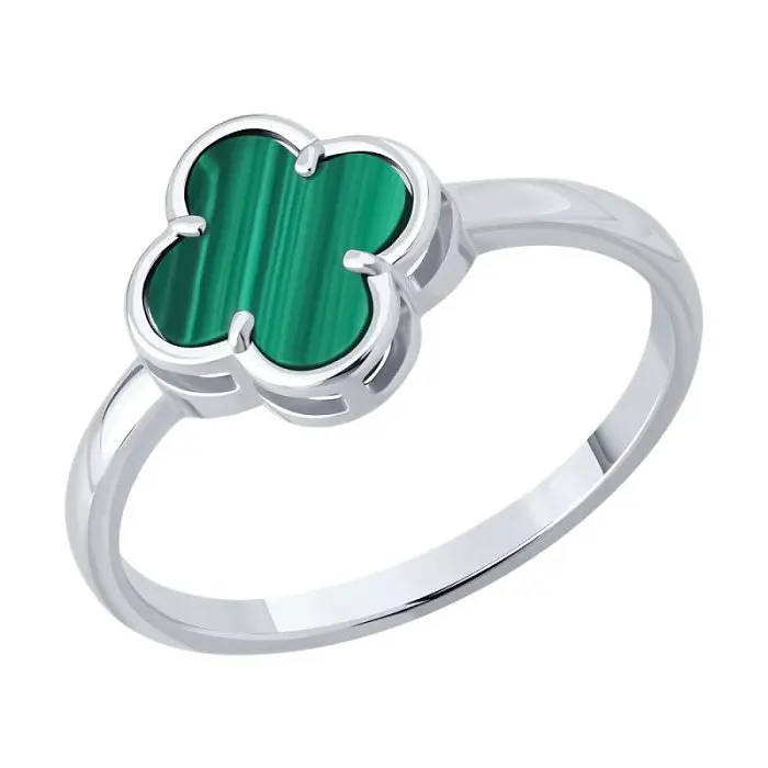 Кольцо декоративное из серебра