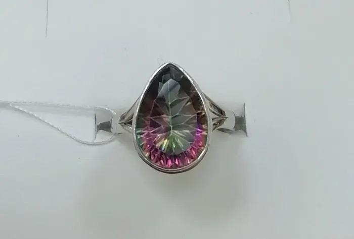Кольцо декоративное из серебра