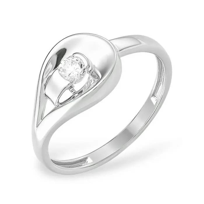 Кольцо декоративное из серебра