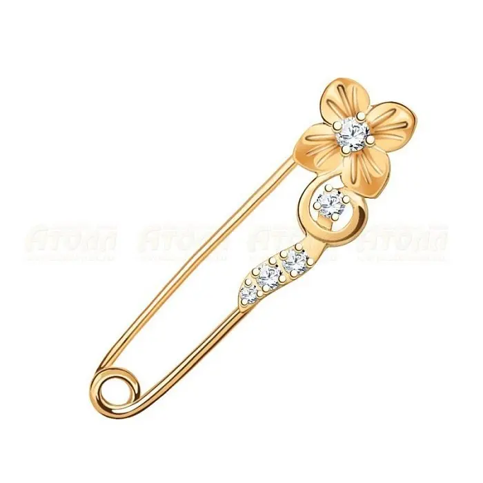 Булавка из красного золота