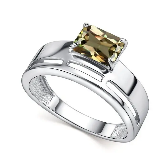 Кольцо декоративное из серебра