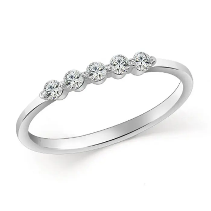 Кольцо декоративное из серебра