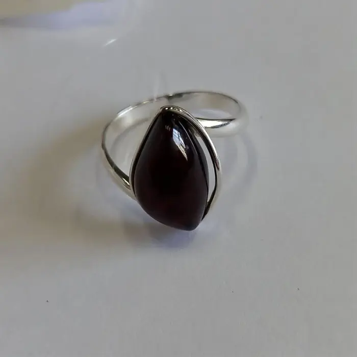 Кольцо декоративное из серебра