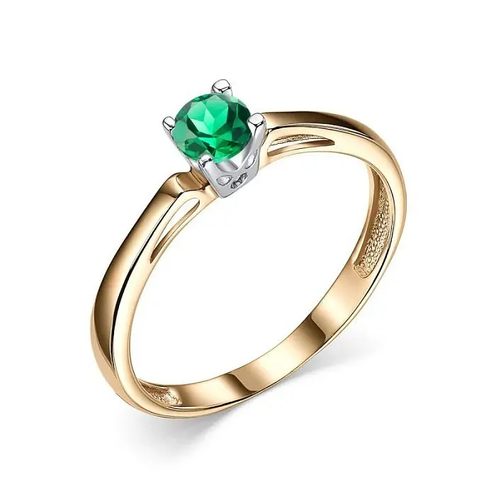 Кольцо декоративное из красного золота