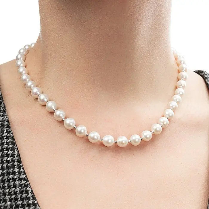 Бусы из серебра