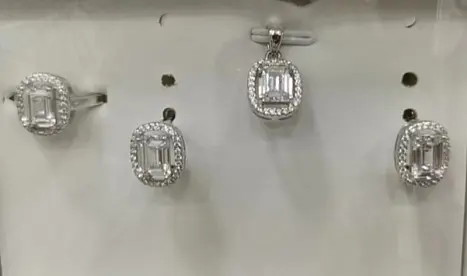 Подвеска декоративная из серебра