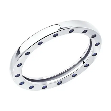Кольцо декоративное из серебра