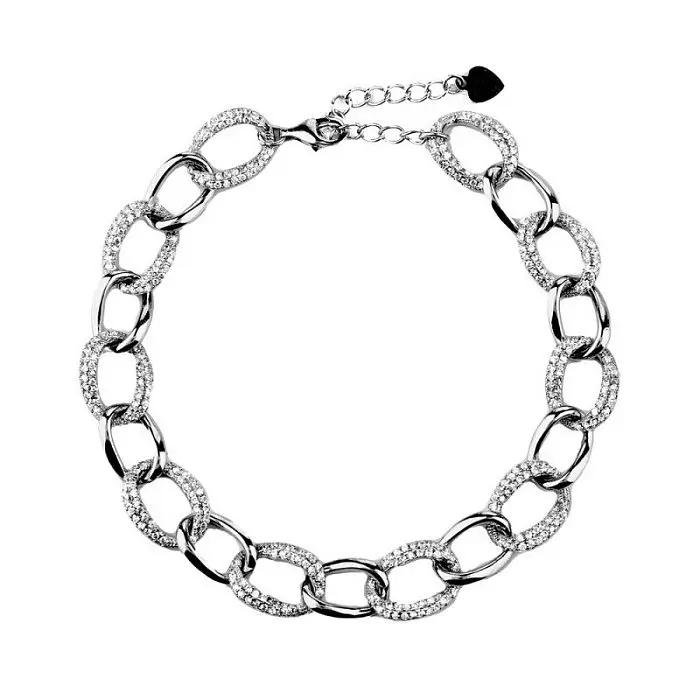 Браслет декоративный из серебра