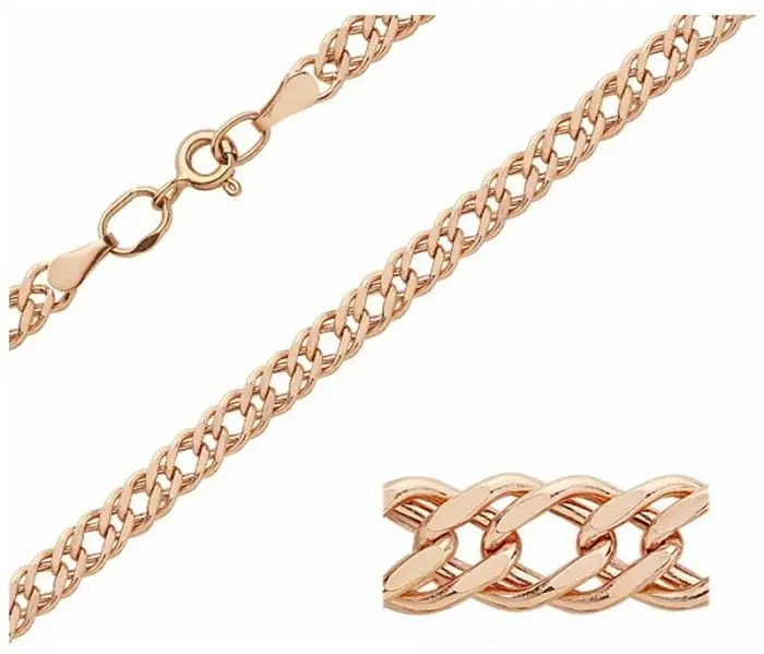 Цепь из красного золота