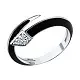 Кольцо декоративное из серебра