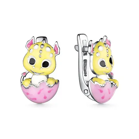 Серьги детские из серебра