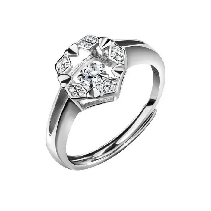 Кольцо декоративное из серебра