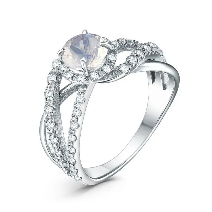 Кольцо декоративное из серебра