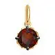 Подвеска декоративная из красного золота