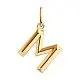 Подвеска буква из красного золота