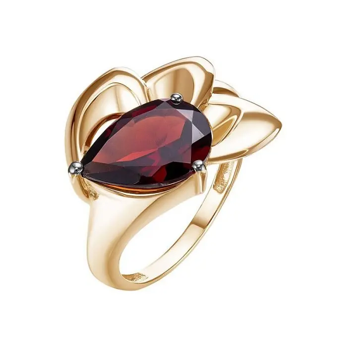 Кольцо декоративное из красного золота