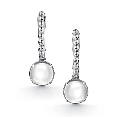 Серьги подвесные из серебра