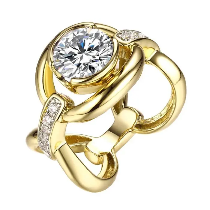 Кольцо декоративное из позолоты вид 1