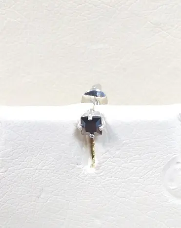 Серьги одиночные из серебра