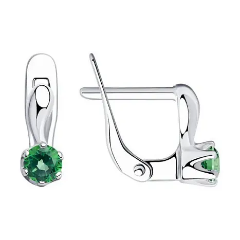 Серьги детские из серебра