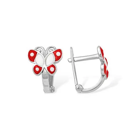 Серьги детские из серебра