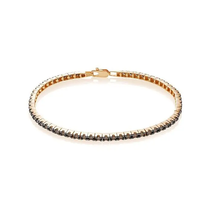 Браслет декоративный из красного золота