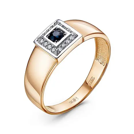 Печатка из комбинированного золота