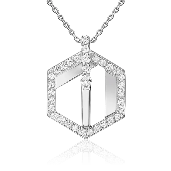 Подвеска декоративная из серебра