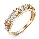 Кольцо декоративное из красного золота