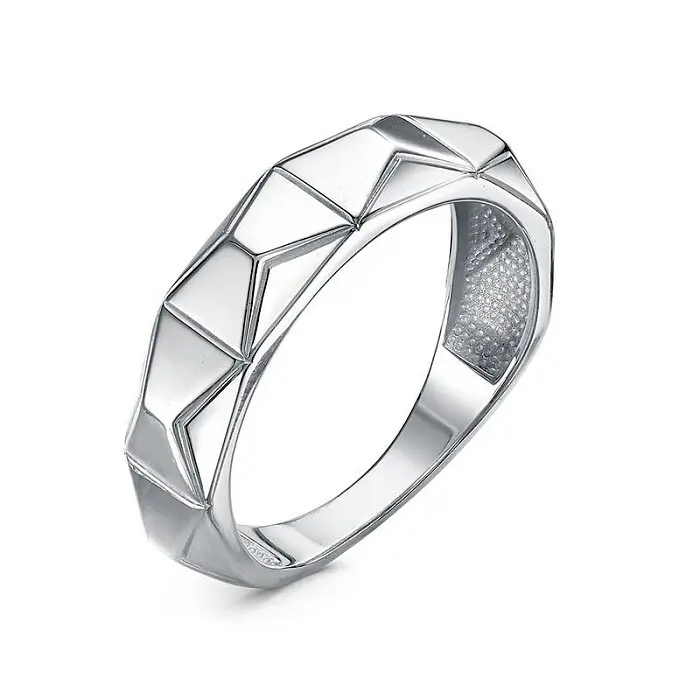 Кольцо декоративное из серебра