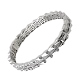 Браслет жесткий из серебра