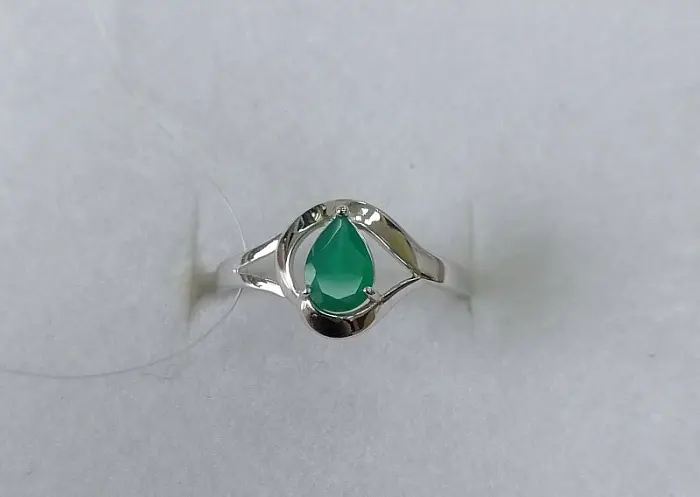 Кольцо декоративное из серебра