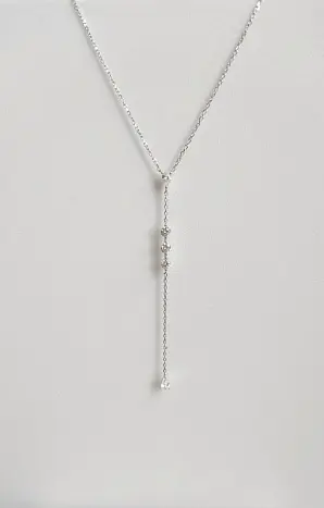 Цепь колье из серебра