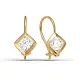 Серьги детские из красного золота