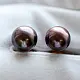 Серьги пуссеты из красного золота