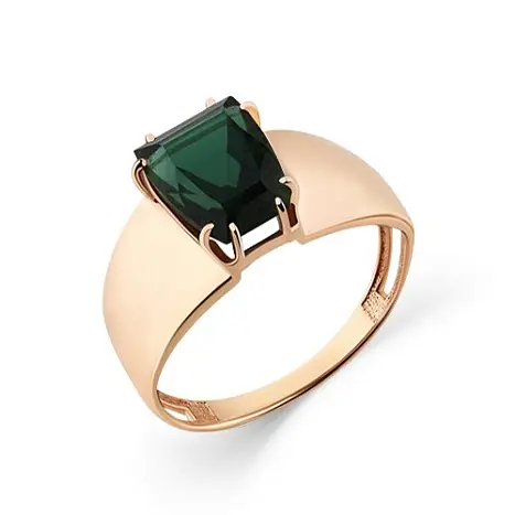 Кольцо декоративное из красного золота